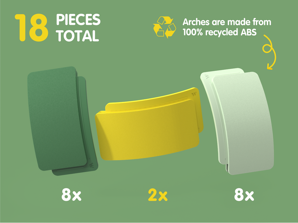 Waytoplay | Arches | Starter set 18 pieces