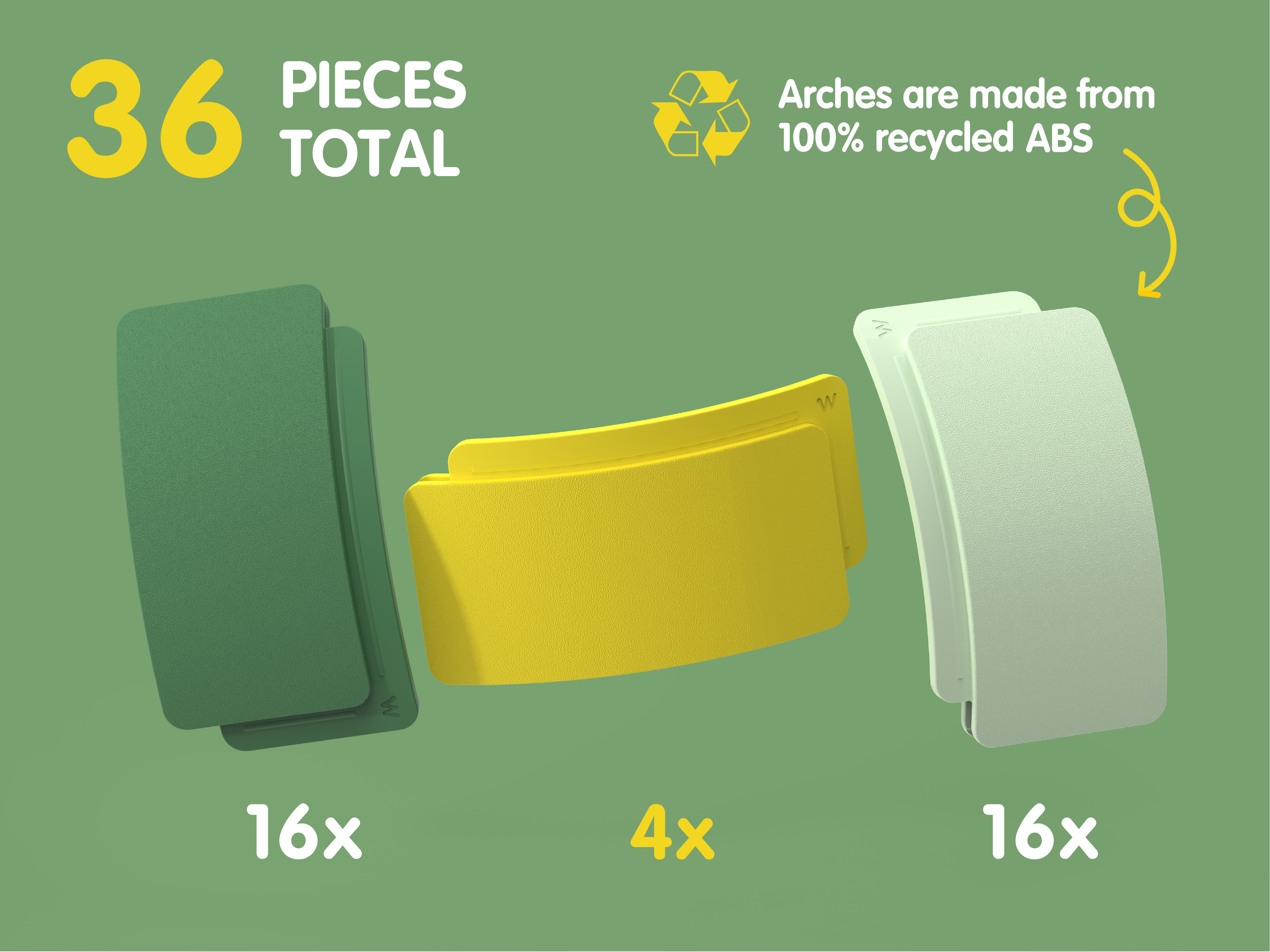 Waytoplay | Arches | Creator Set 36 pieces